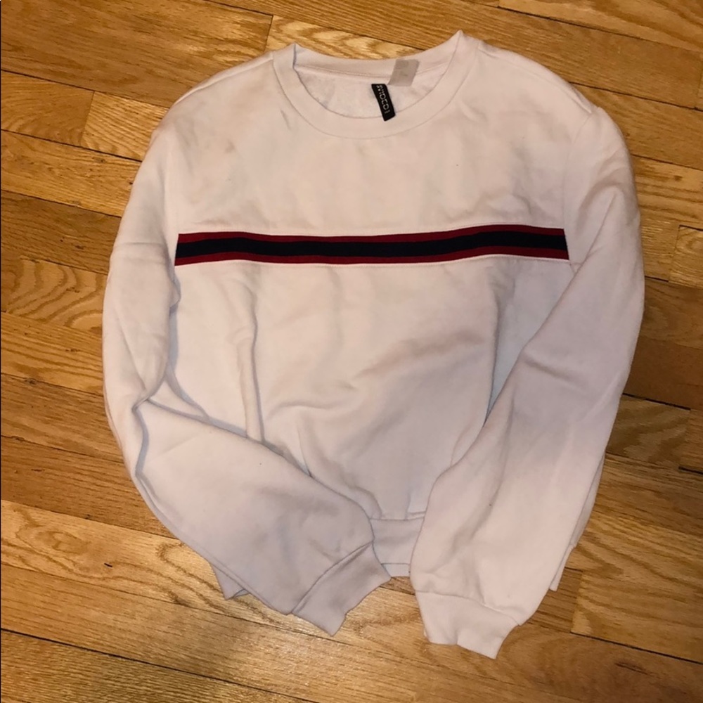White sweatshirt